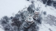 Церковь Екатерины, , Алферьево, урочище, Шатковский район, Нижегородская область