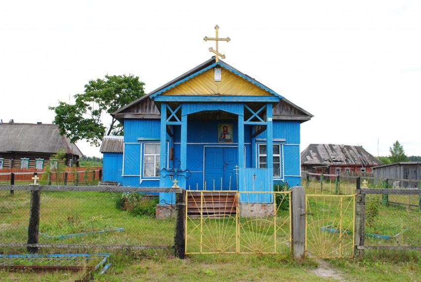Церковь Покрова Пресвятой Богородицы, Кудрявец (Хвастовичский район, Калужская область). фасады, Западный фасад церкви