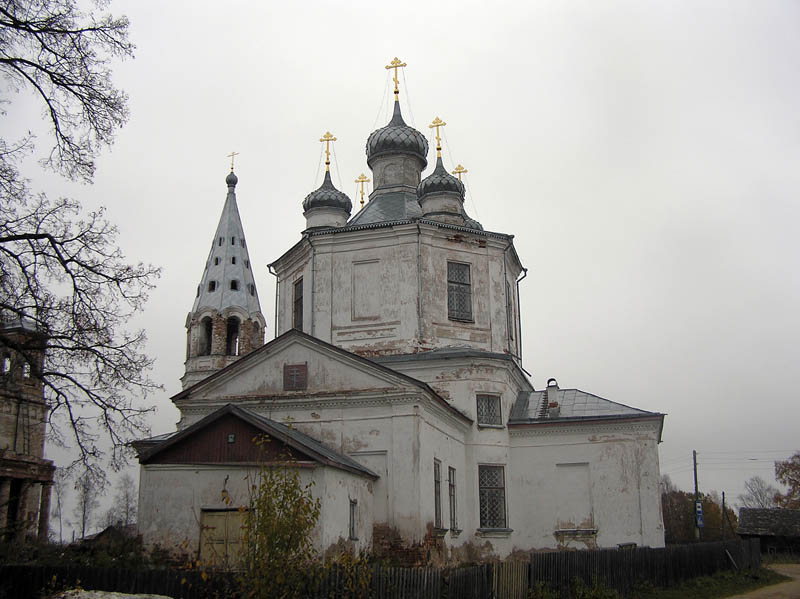 Церковь Троицы Живоначальной, Корцово (Солигаличский район, Костромская область). фасады