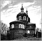 Церковь Петра и Павла (новая), Панорама из 2 снимков<br>, Кунесть, Гдовский район, Псковская область