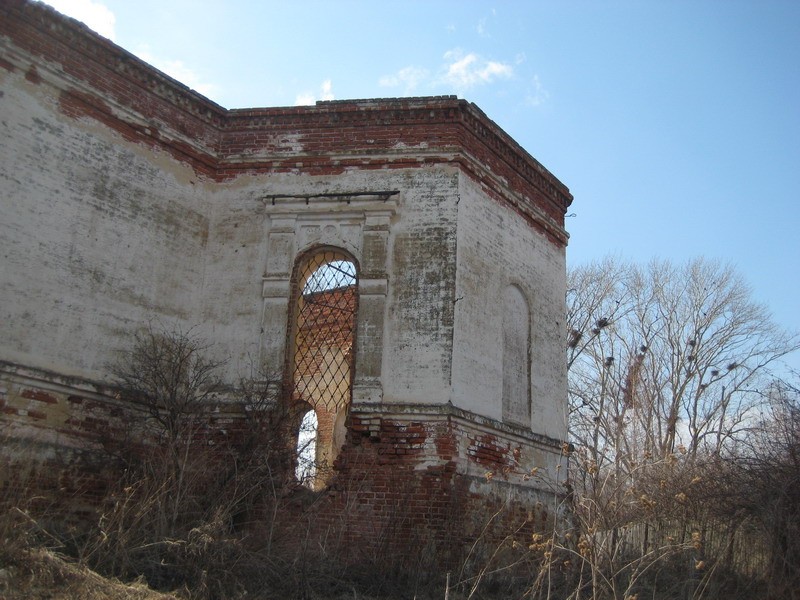 Церковь Казанской иконы Божией Матери, Казаково (Арзамасский район и г. Арзамас, Нижегородская область). архитектурные детали, Алтарная апсида