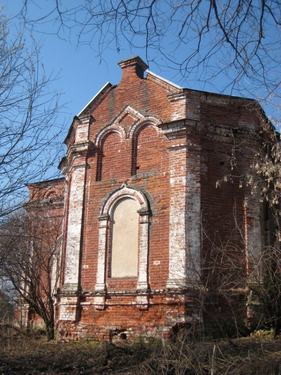 Церковь Рождества Христова, Паново (Шатковский район, Нижегородская область). фасады, Алтарная апсида