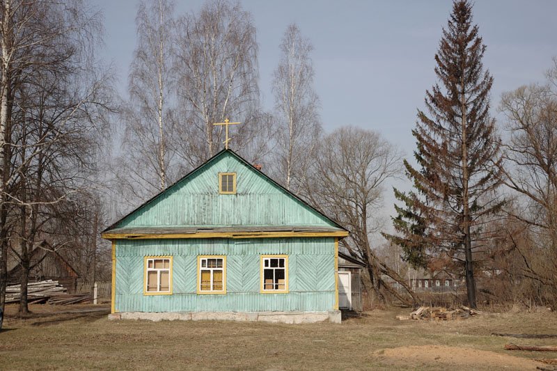 Еленский. Молитвенный дом Калужской иконы Божией Матери. общий вид в ландшафте