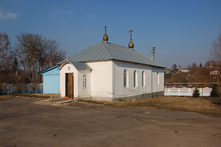 Церковь Николая Чудотворца, Сосково (Сосковский район, Орловская область). общий вид в ландшафте