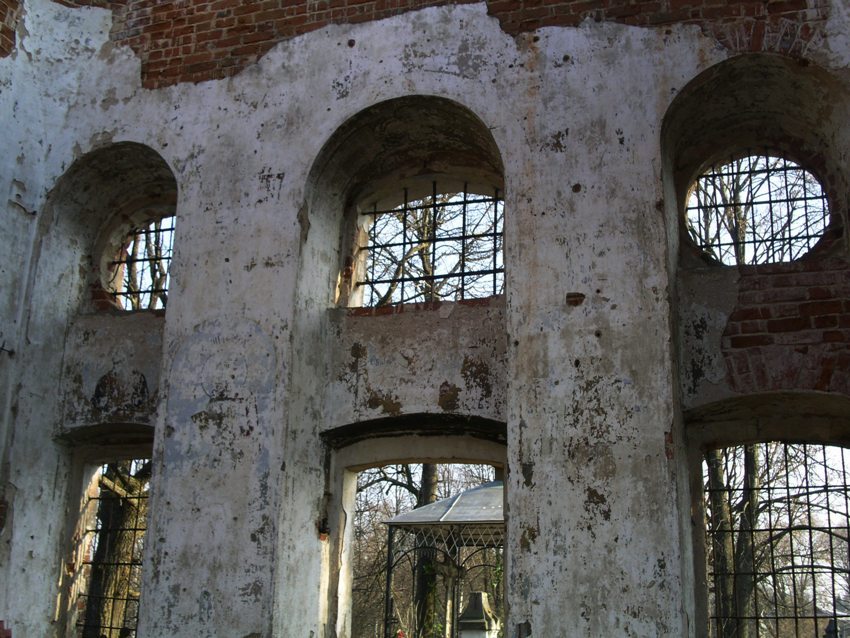 Церковь Петра и Павла (старая), Белый (Бельский район, Тверская область). интерьер и убранство, южная стена основного объема