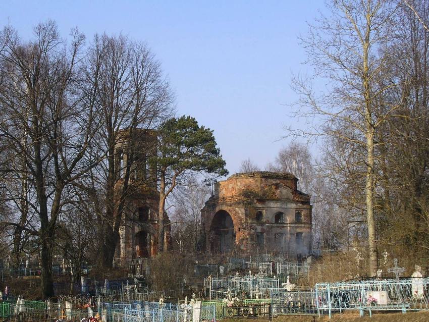 Белый. Церковь Петра и Павла (старая). фасады, вид с юго-запада