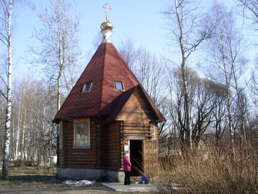 Нелидово. Часовня Георгия Победоносца. общий вид в ландшафте, вид с северо-запада