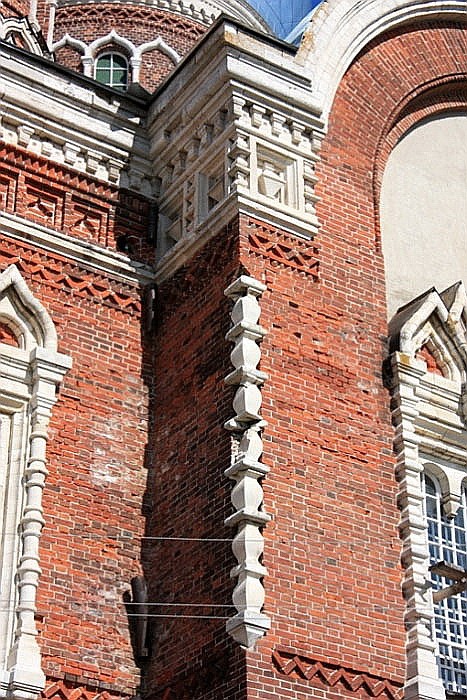 Церковь Николая Чудотворца, Котелино (Кадомский район, Рязанская область). архитектурные детали, Южный фасад Никольской церкви.