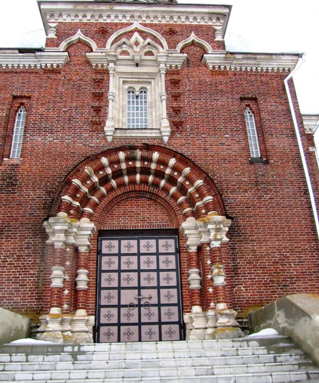 Котелино. Церковь Николая Чудотворца. архитектурные детали, западный портал