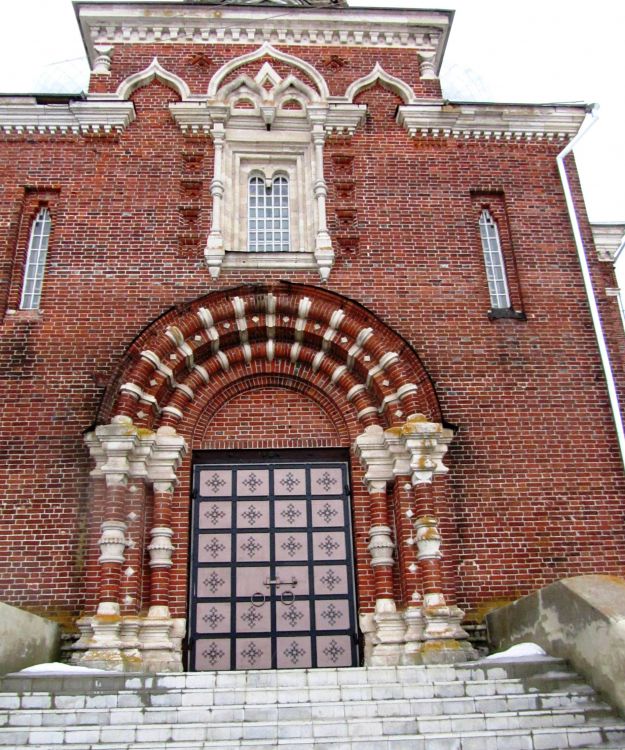 Церковь Николая Чудотворца, Котелино (Кадомский район, Рязанская область). архитектурные детали, западный портал