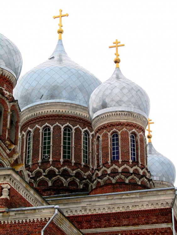 Церковь Николая Чудотворца, Котелино (Кадомский район, Рязанская область). архитектурные детали, фрагмент пятиглавия