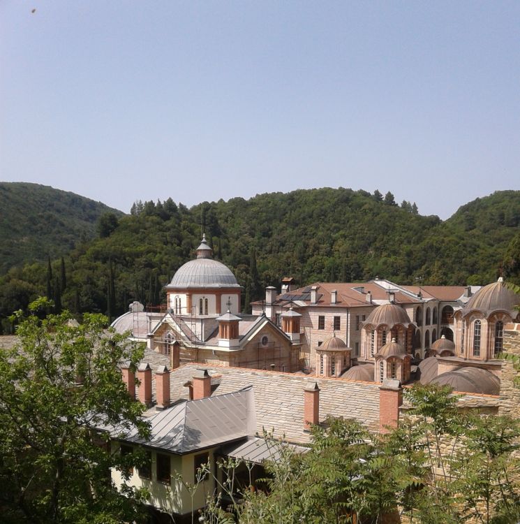 Монастырь Зограф, Афон (Ἀθως) (Айон-Орос (Άγιον Όρος), Греция). фасады