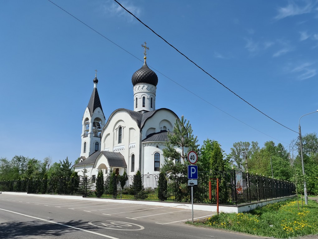 Церковь Воскресения Христова в Толстопальцеве, Внуково (Западный административный округ (ЗАО), г. Москва). фасады, Вид с юго-востока