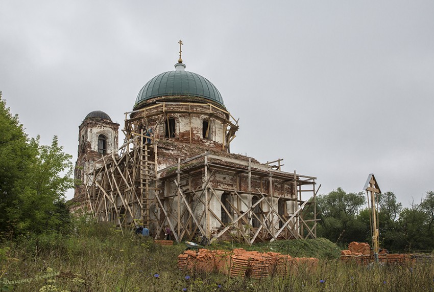 Церковь Николая Чудотворца, Ковакса (Арзамасский район и г. Арзамас, Нижегородская область). фасады, Реставрируют