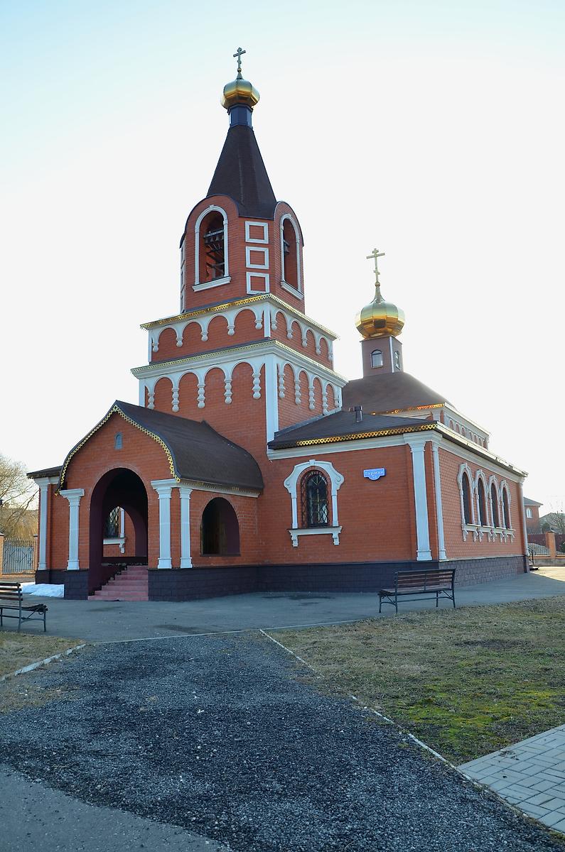фасады. Церковь Сергия Радонежского, Мстихино (Калуга, город, Калужская область)