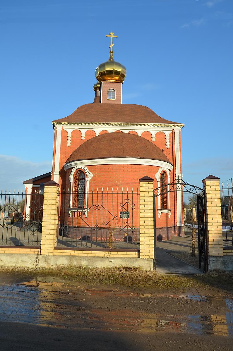 фасады. Церковь Сергия Радонежского, Мстихино (Калуга, город, Калужская область)