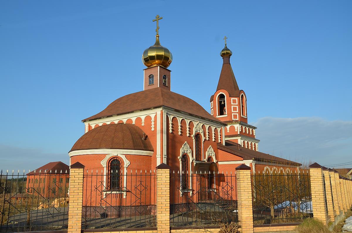 фасады. Церковь Сергия Радонежского, Мстихино (Калуга, город, Калужская область)