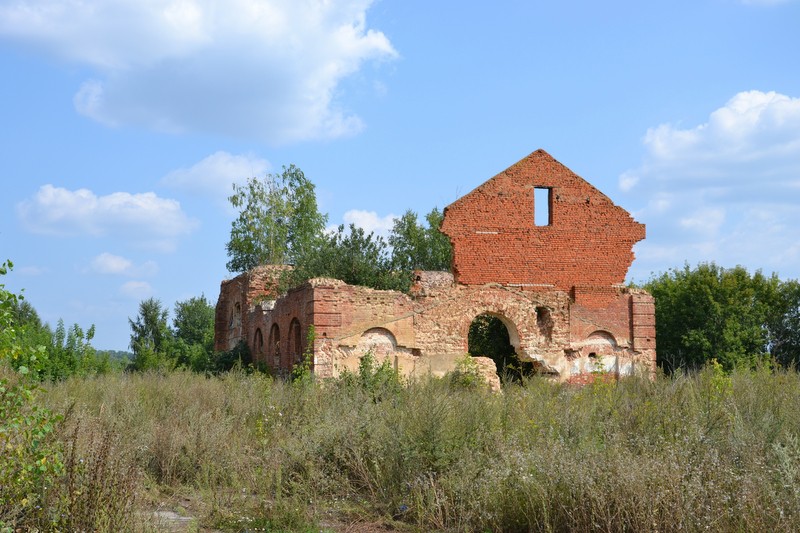 Заречье. Церковь Покрова Пресвятой Богородицы. фасады