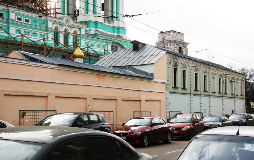 Церковь Василия Блаженного в Елохове, Басманный (Центральный административный округ (ЦАО), г. Москва). фасады