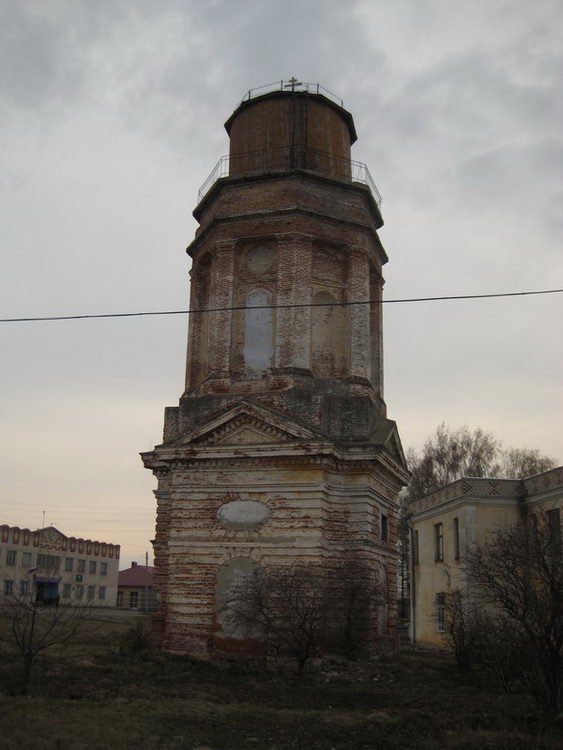 Абрамово. Церковь Рождества Иоанна Предтечи (старая). общий вид в ландшафте, Вид с востока