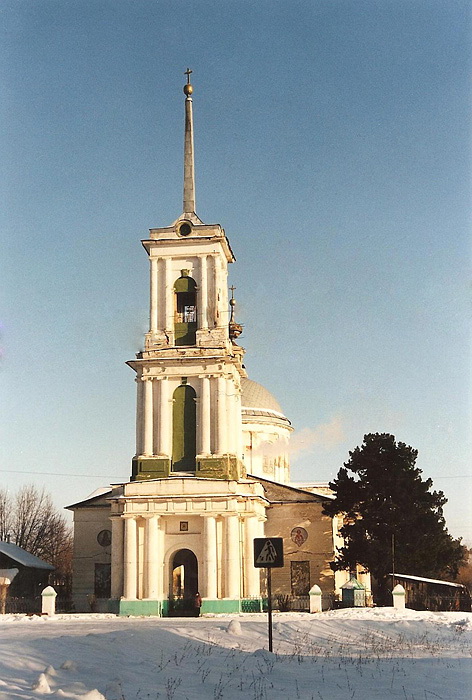 Церковь Покрова Пресвятой Богородицы, Кочемирово (Кадомский район, Рязанская область). фасады, Общий вид с запада.