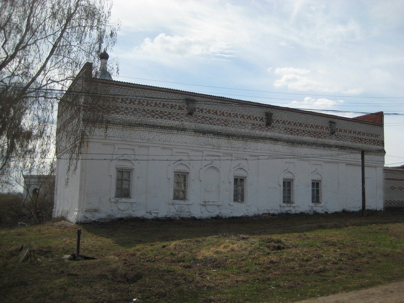 Ягодное. Церковь Николая Чудотворца. общий вид в ландшафте, Вид с севера