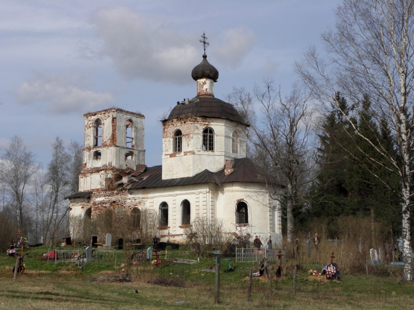 Церковь Успения Пресвятой Богородицы, Нальцы (Боровичский район, Новгородская область). фасады