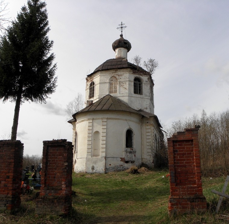 Церковь Успения Пресвятой Богородицы, Нальцы (Боровичский район, Новгородская область). фасады