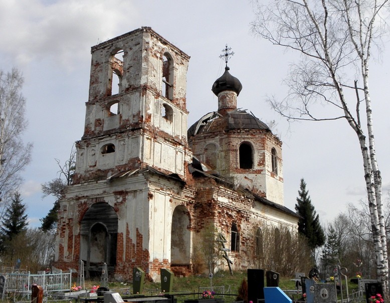 Церковь Успения Пресвятой Богородицы, Нальцы (Боровичский район, Новгородская область). фасады
