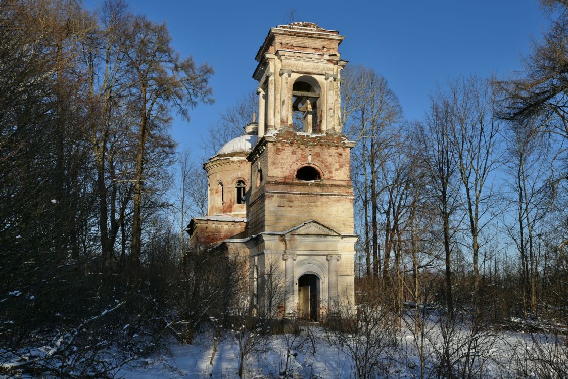 Церковь Успения Пресвятой Богородицы, Осипово (Торжокский район и г. Торжок, Тверская область). фасады, Вид с северо-запада