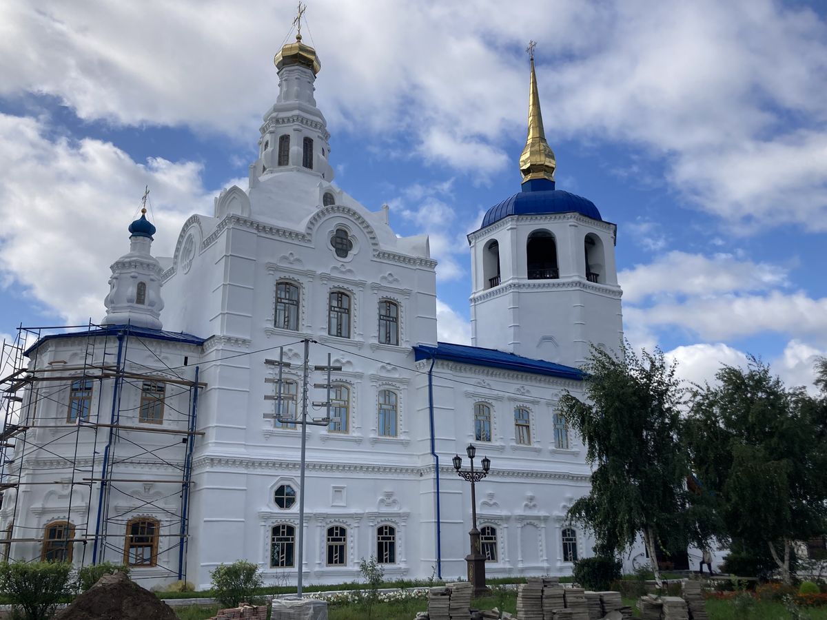 Вид с северо-востока, документальные фотографии. Кафедральный собор иконы Божией Матери 