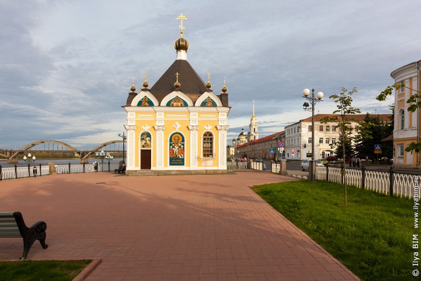Часовня Николая Чудотворца, Рыбинск (Рыбинск, город, Ярославская область). фасады
