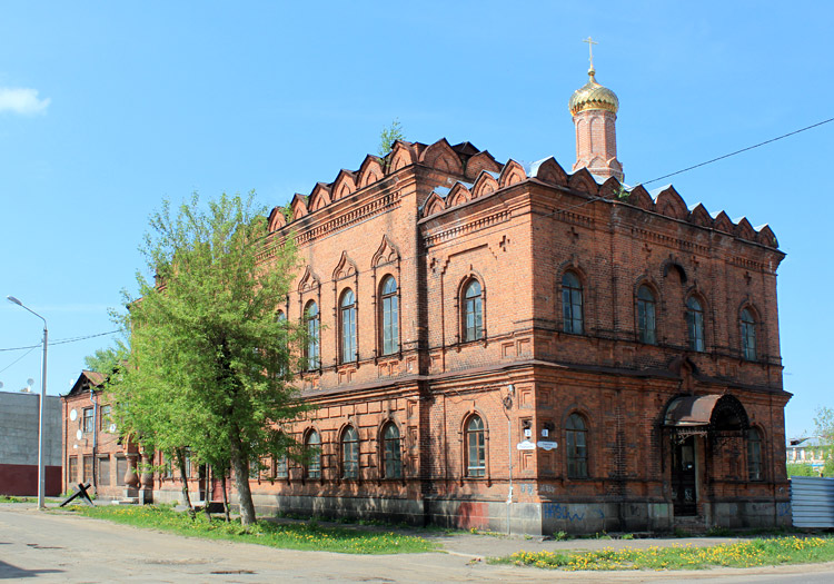 Рыбинск. Церковь Толгской иконы Божией Матери. фасады, Вид с юго-востока, с пересечения Советской ул. и ул. Радищева