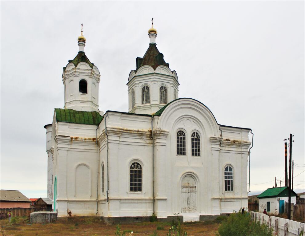 Собор Вознесения Господня, Новоселенгинск (Селенгинский район, Республика Бурятия). фасады, Вид с юга