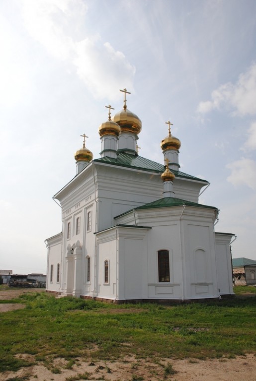 Троицкий Селенгинский мужской монастырь. Церковь Николая Чудотворца, Троицкое (Прибайкальский район, Республика Бурятия). фасады
