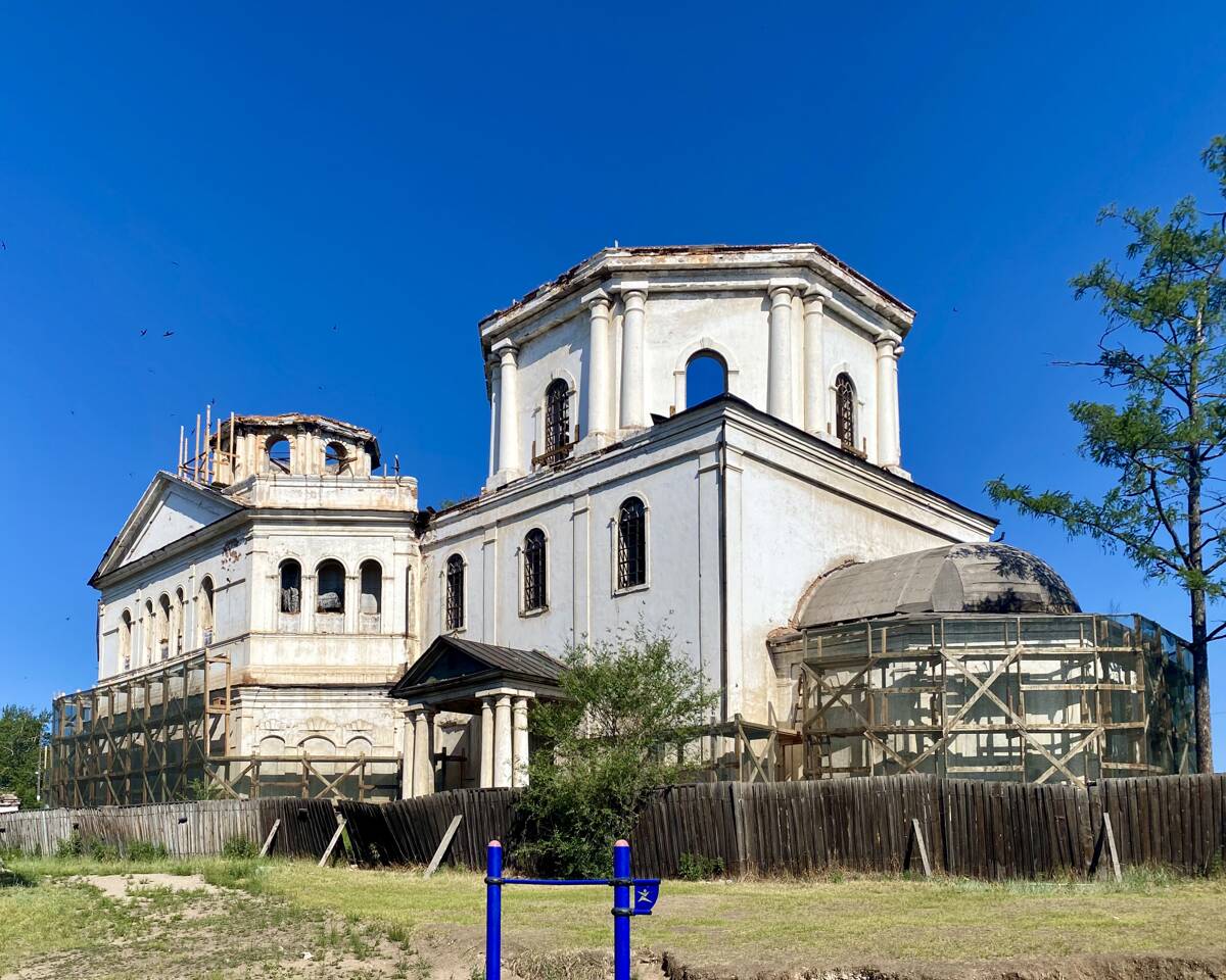 Собор Троицы Живоначальной, Кяхта (Кяхтинский район, Республика Бурятия). фасады, Вид с ЮВ