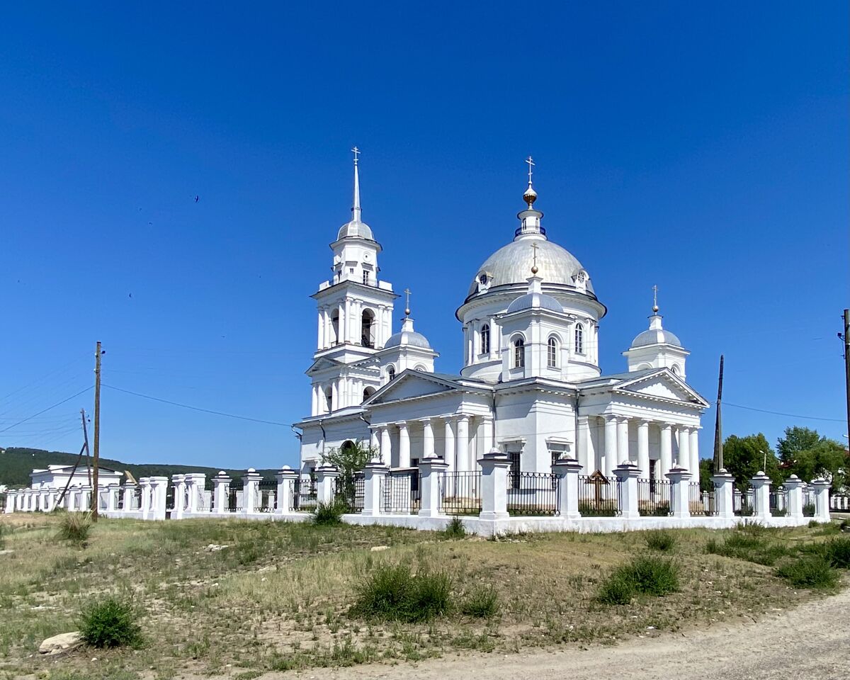 Собор Воскресения Христова, Кяхта (Кяхтинский район, Республика Бурятия). фасады, Вид с ЮВ