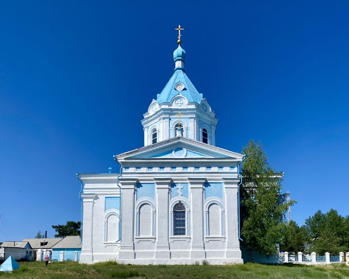 Церковь Успения Пресвятой Богородицы (новая), Кяхта (Кяхтинский район, Республика Бурятия). фасады, Восточный фасад