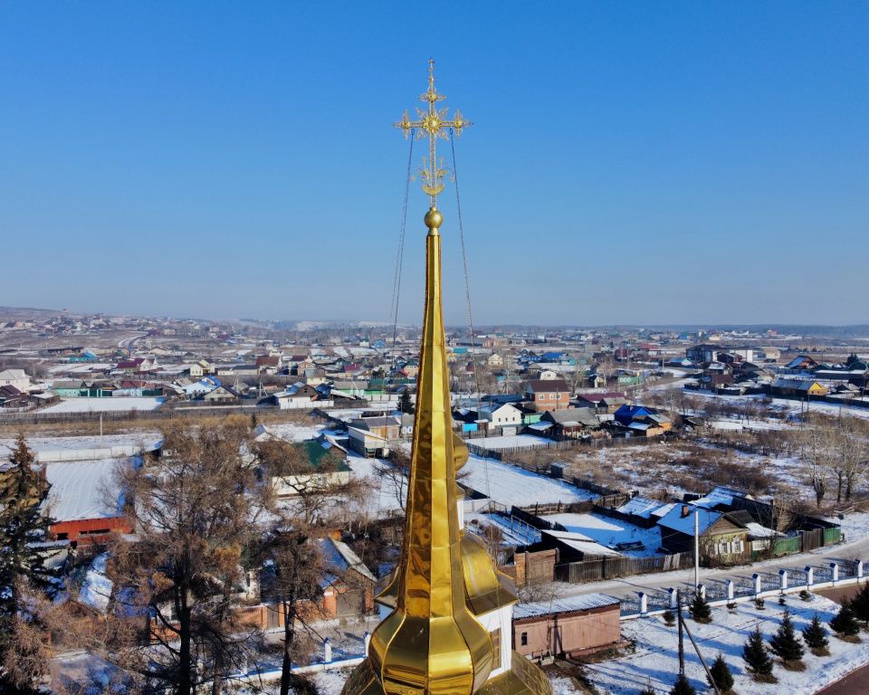 Церковь Казанской иконы Божией Матери, Усть-Куда (Иркутский район, Иркутская область). архитектурные детали, Крест колокольни