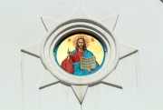 Церковь Михаила Архангела (Харалампия), Медальон над входом в притвор<br>, Иркутск, Иркутск, город, Иркутская область