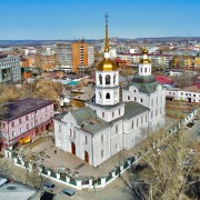 Церковь Михаила Архангела (Харалампия), С воздуха <br>, Иркутск, Иркутск, город, Иркутская область
