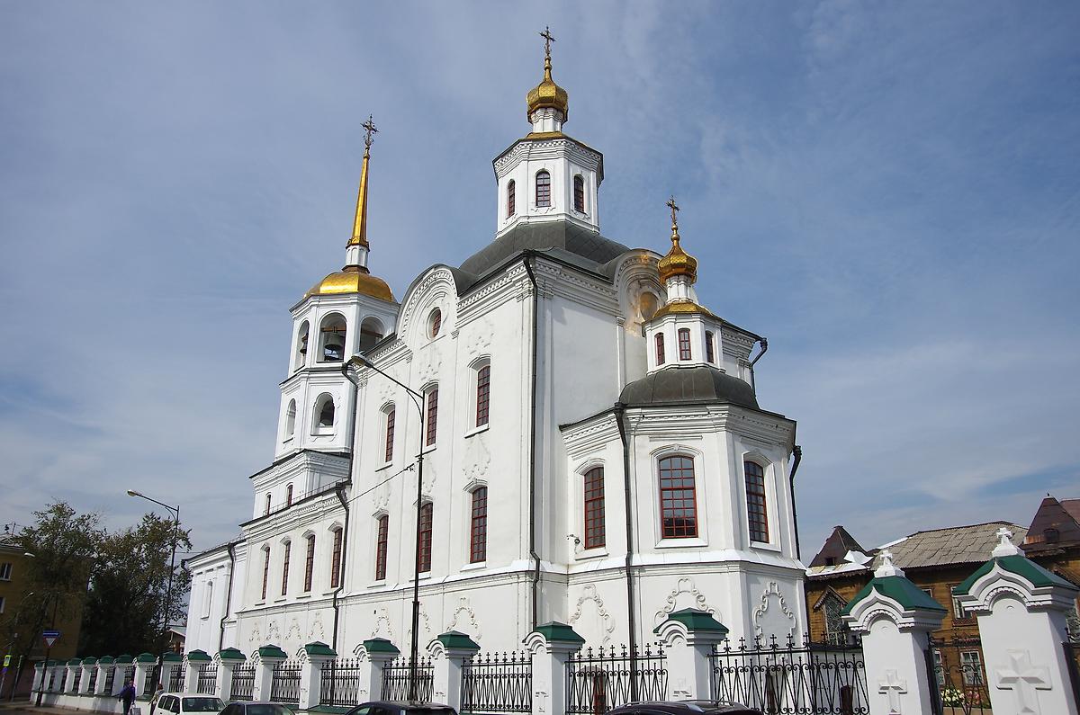 фасады. Церковь Михаила Архангела (Харалампия), Иркутск (Иркутск, город, Иркутская область)