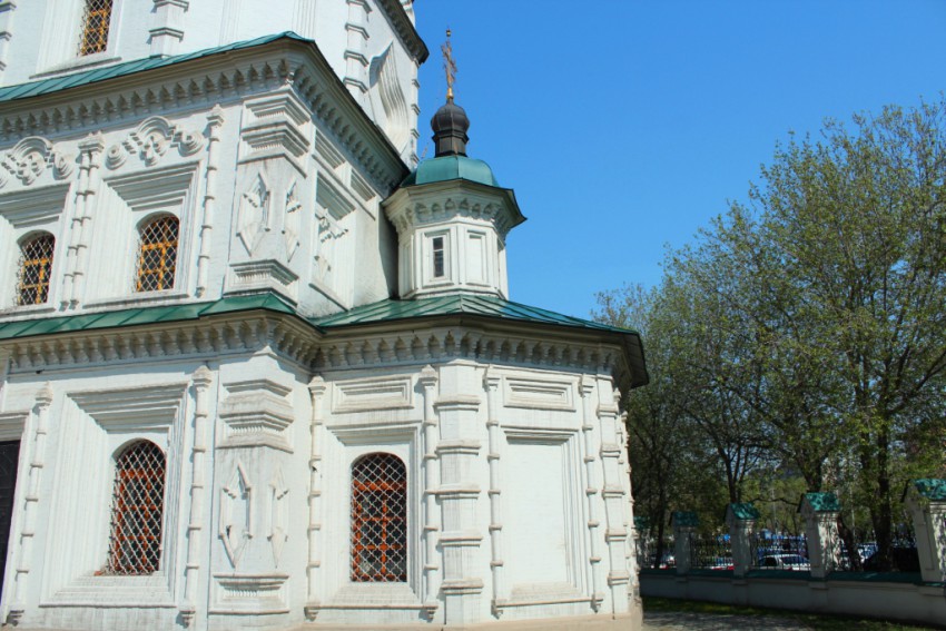 Церковь Троицы Живоначальной, Иркутск (Иркутск, город, Иркутская область). архитектурные детали, Апсида, вид с юга