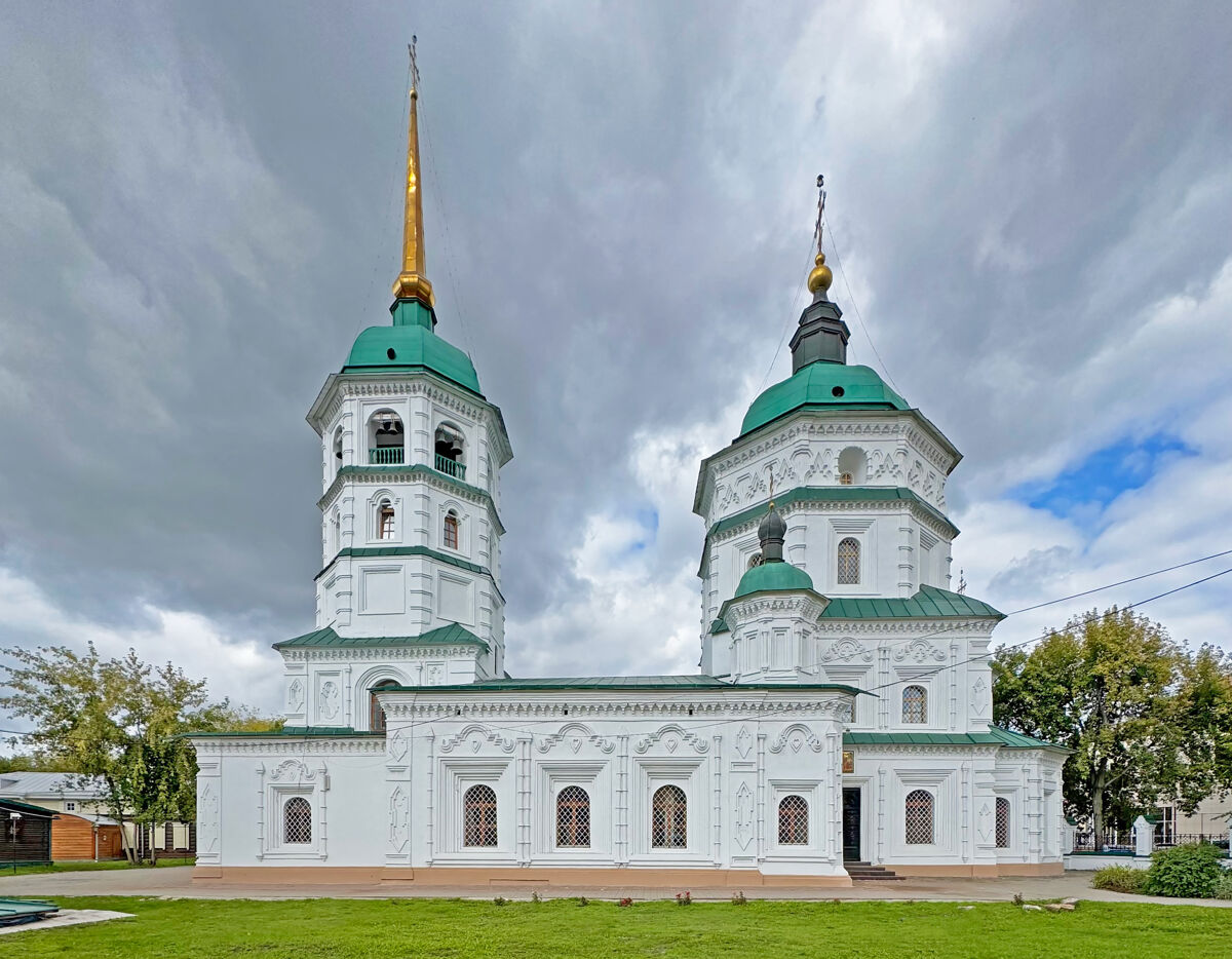 Церковь Троицы Живоначальной, Иркутск (Иркутск, город, Иркутская область). фасады, Южный фасад