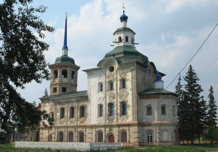 Церковь Спаса Нерукотворного  Образа, Урик (Иркутский район, Иркутская область). фасады