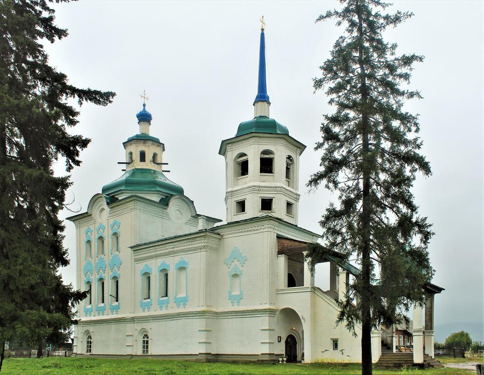 Церковь Спаса Нерукотворного  Образа, Урик (Иркутский район, Иркутская область). фасады