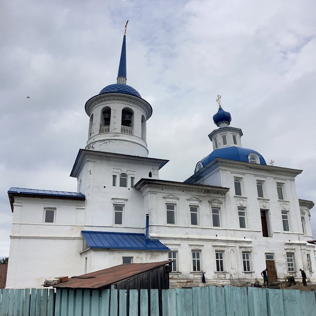 Южный фасад, фасады. Церковь Казанской иконы Божией Матери, Творогово (Кабанский район, Республика Бурятия)