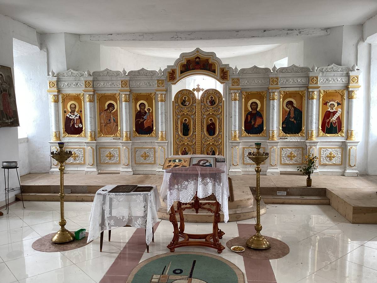 Иконостас, интерьер и убранство. Церковь Казанской иконы Божией Матери, Творогово (Кабанский район, Республика Бурятия)