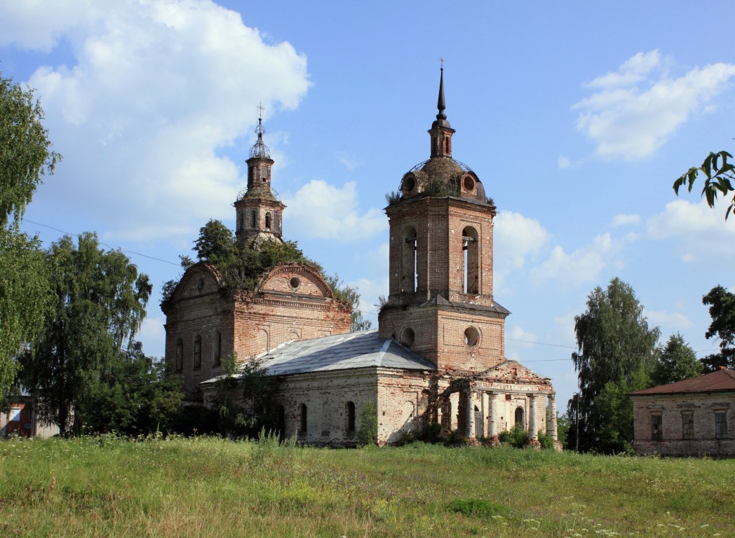 Елово. Церковь Троицы Живоначальной. фасады, Вид с северо-запада