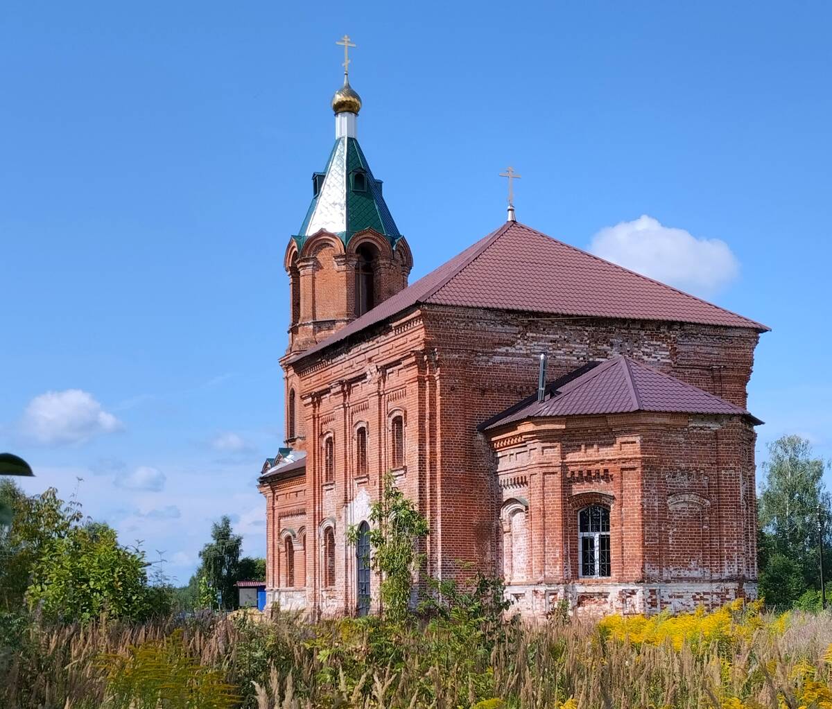 Церковь Воскресения Христова, Бурцево (Балахнинский район, Нижегородская область). фасады